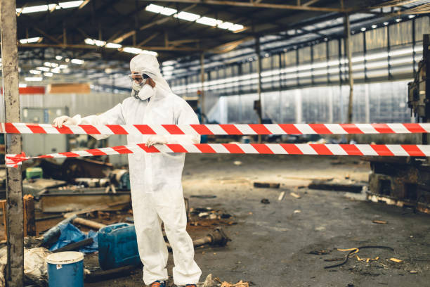 Professional Crime Scene Cleanup technician working in Peru, IL